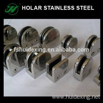 stainless steel glass holding clips glass clamp standoff